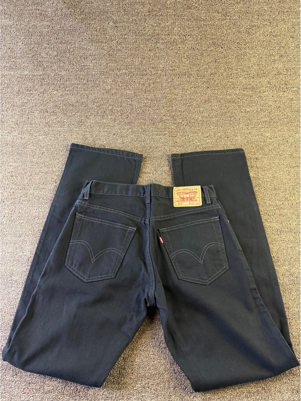 Vintage 2006 Levi's 517 Bootcut Jeans W32 L34 Black